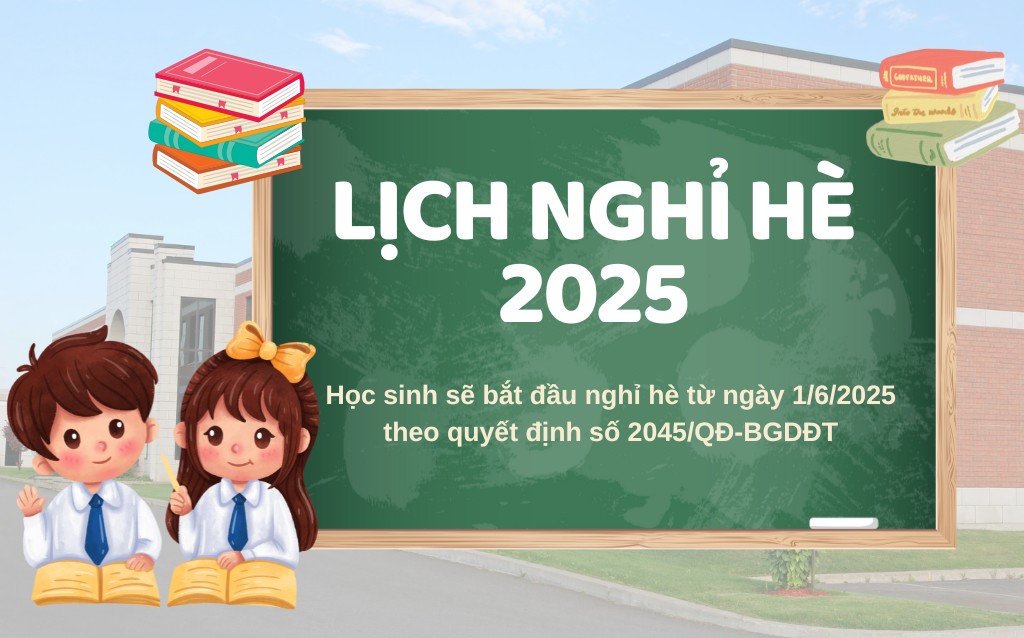 Lịch nghỉ hè 2025 của học sinh 63 tỉnh thành